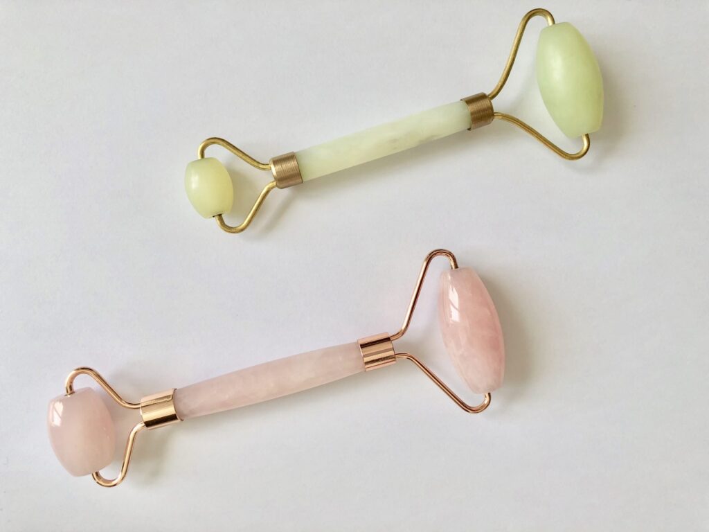 Jade Roller & Rose Quartz Roller
