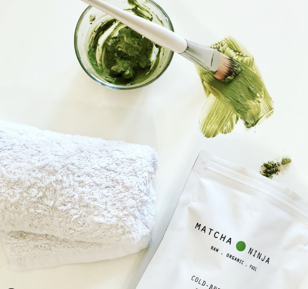 matcha ninja face mask