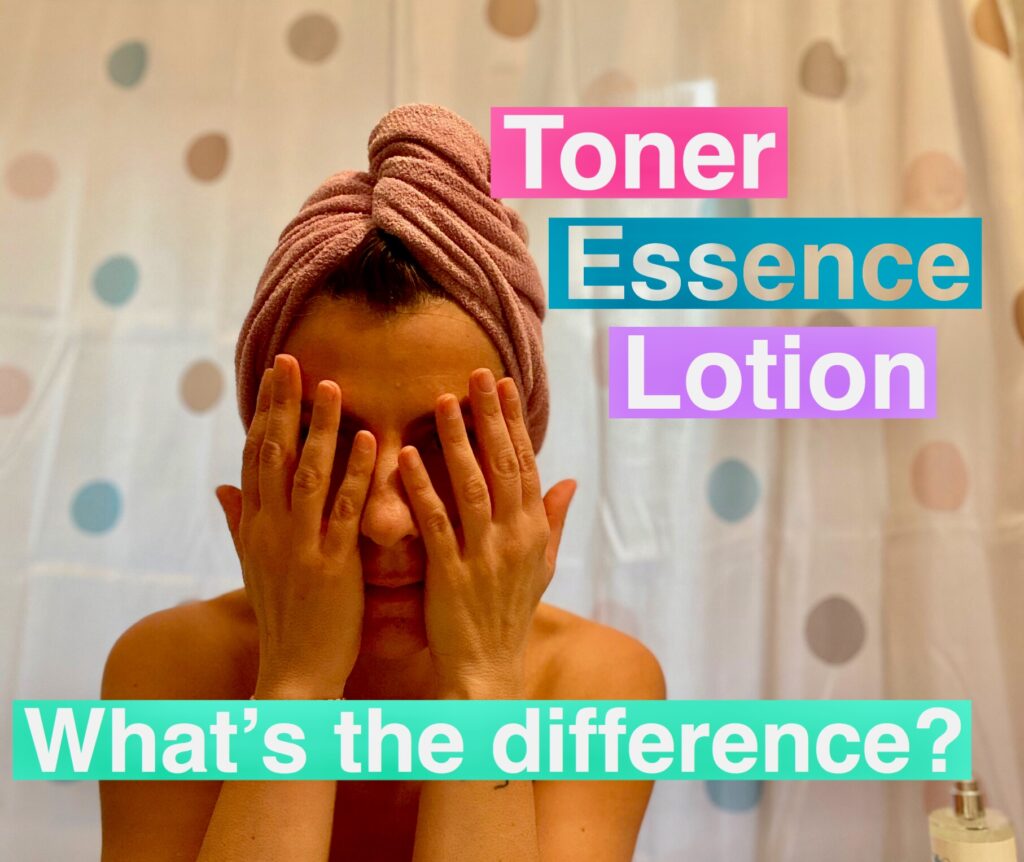 face yoga - toner, essence, lotion